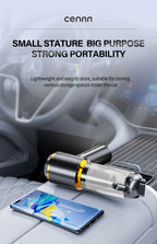 CENRR™ 998000PA Premium Car Vacuum Cleaner – Powerful, Cordless & Multi-Functional Cleaning