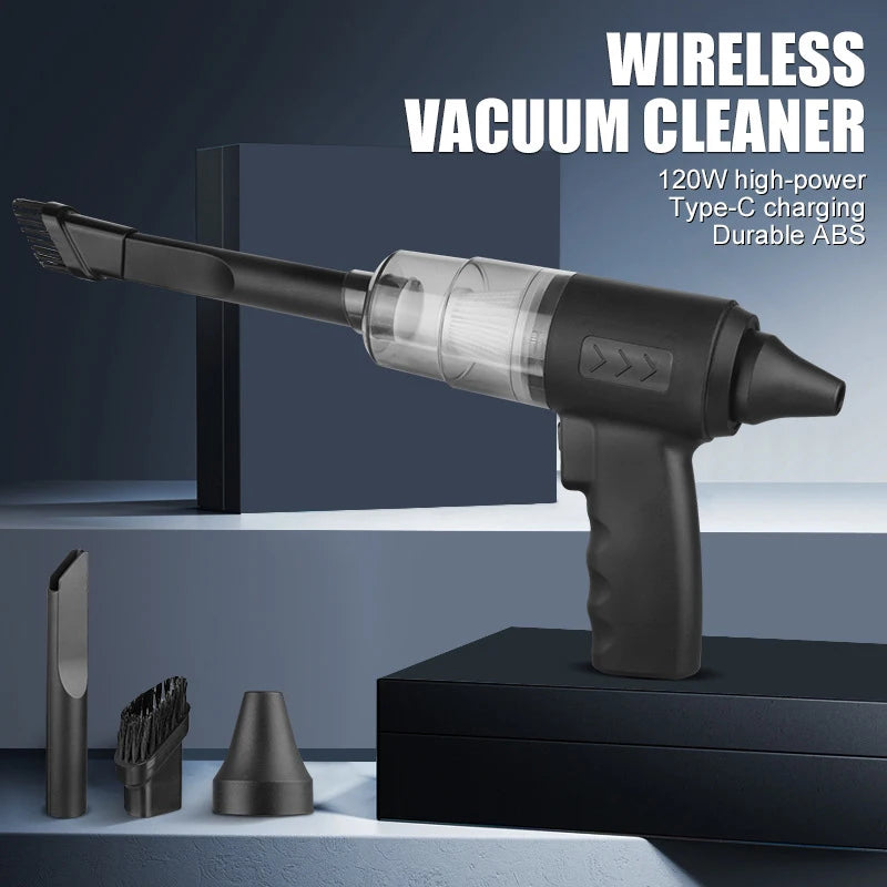 SmartHero™ TurboVac 120W – Cordless Mini Vacuum Cleaner