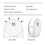 SmartHero™ 3-in-1 Robot Vacuum Smart Mapping, Sweeping & Mopping Cleaner