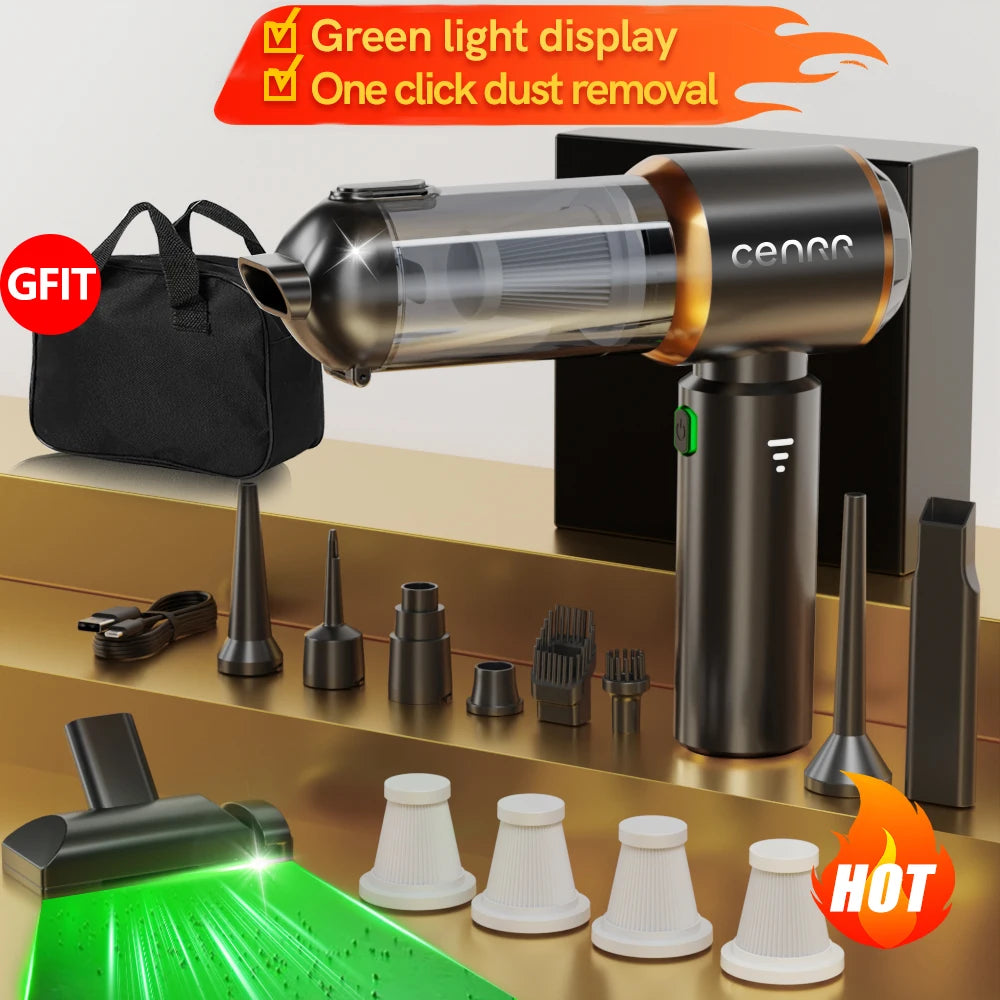 CENRR™ 998000PA Premium Car Vacuum Cleaner – Powerful, Cordless & Multi-Functional Cleaning