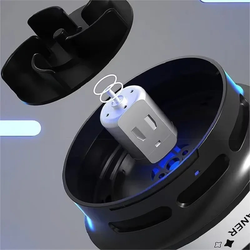 Mini Desktop Robot Vacuum Cleaner – USB Rechargeable Desk & Keyboard Cleaner