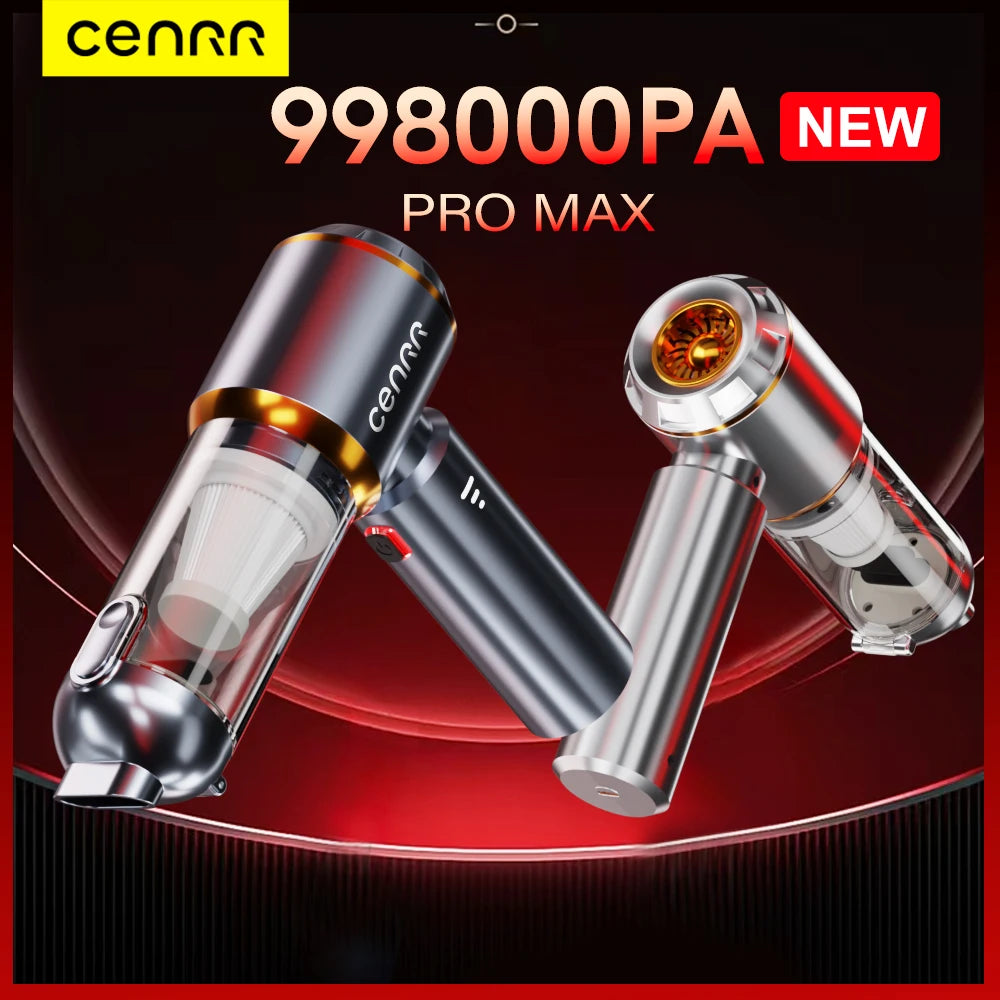 CENRR™ 998000PA Premium Car Vacuum Cleaner – Powerful, Cordless & Multi-Functional Cleaning