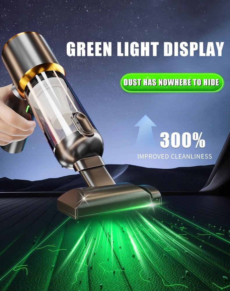 CENRR™ 998000PA Premium Car Vacuum Cleaner – Powerful, Cordless & Multi-Functional Cleaning