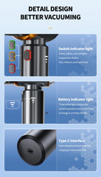 CENRR™ 998000PA Premium Car Vacuum Cleaner – Powerful, Cordless & Multi-Functional Cleaning