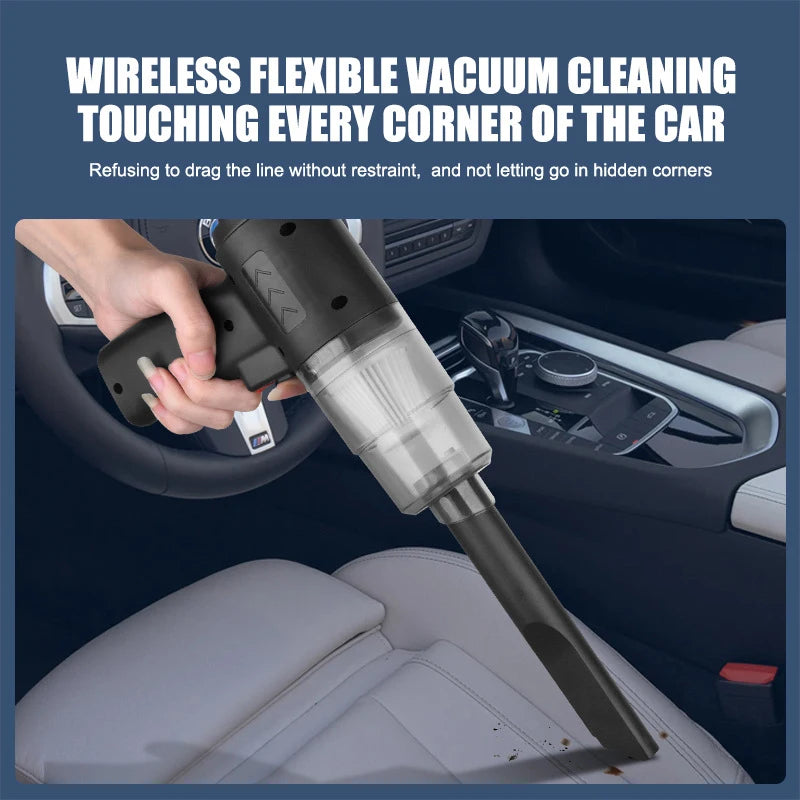 SmartHero™ TurboVac 120W – Cordless Mini Vacuum Cleaner