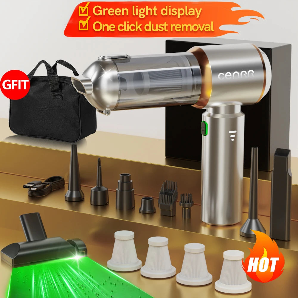 CENRR™ 998000PA Premium Car Vacuum Cleaner – Powerful, Cordless & Multi-Functional Cleaning