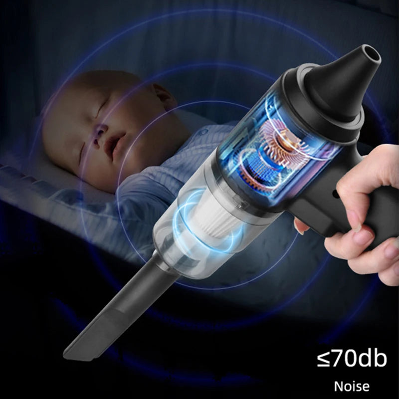 SmartHero™ TurboVac 120W – Cordless Mini Vacuum Cleaner